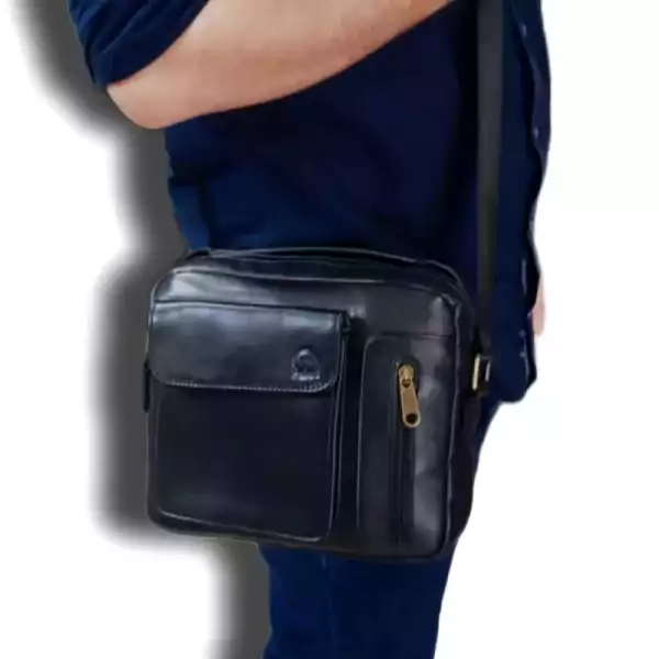 شنطة كروس جلد ضأن طبيعي رجالي – موديل 809